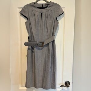 Antonio Melani Gray Cap Sleeve Dress
